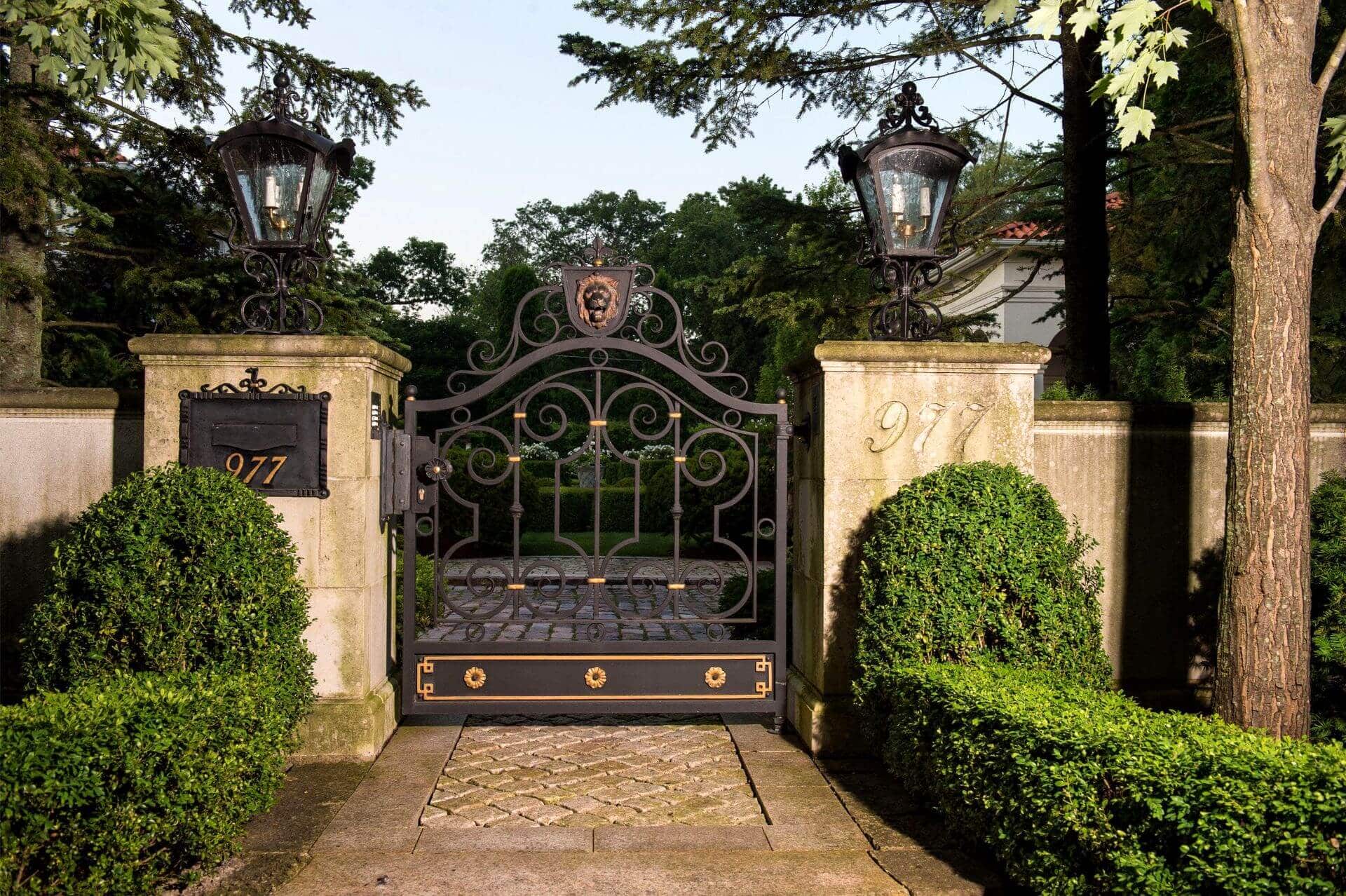 private residence swing gate