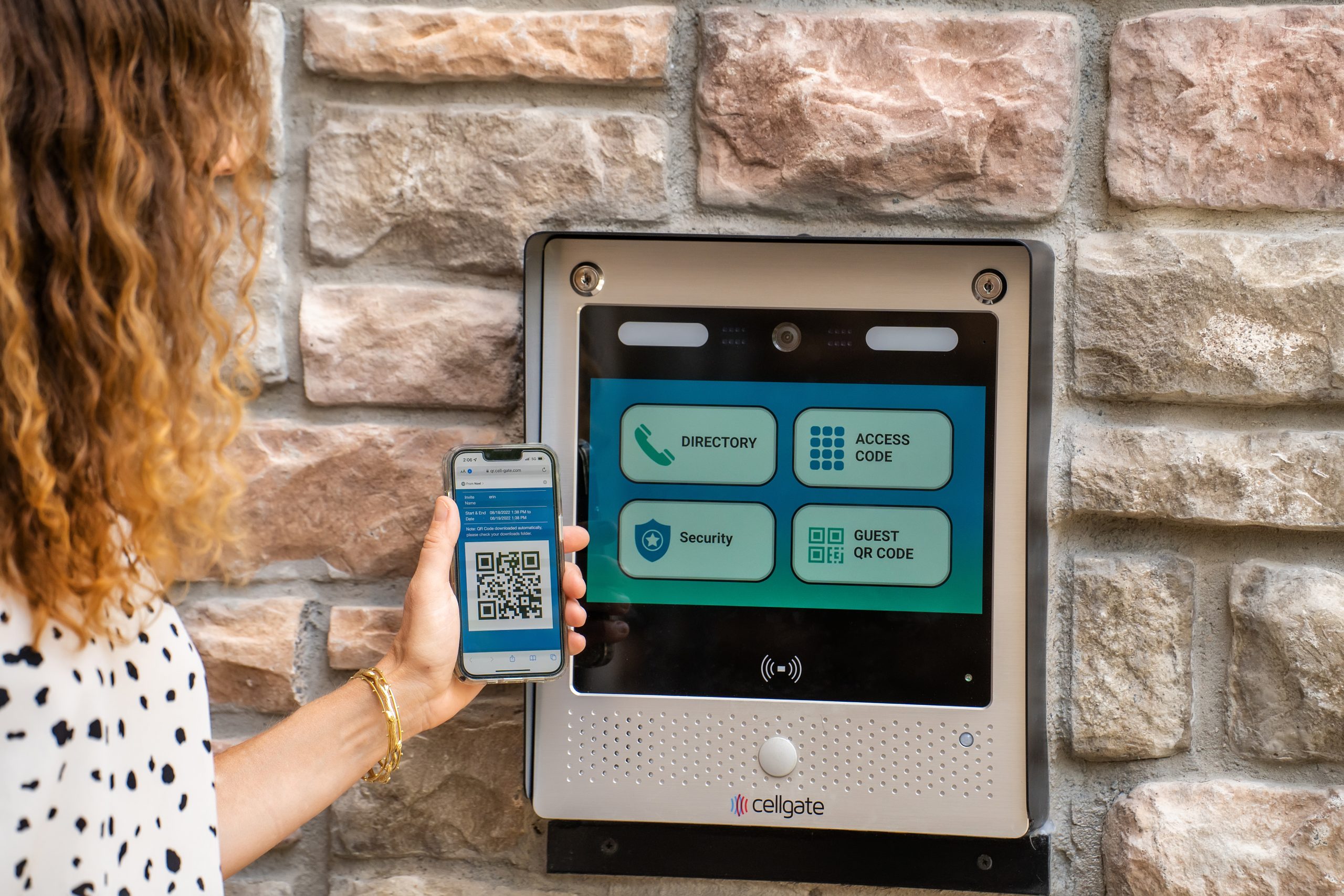 Cellgate entry way keypad
