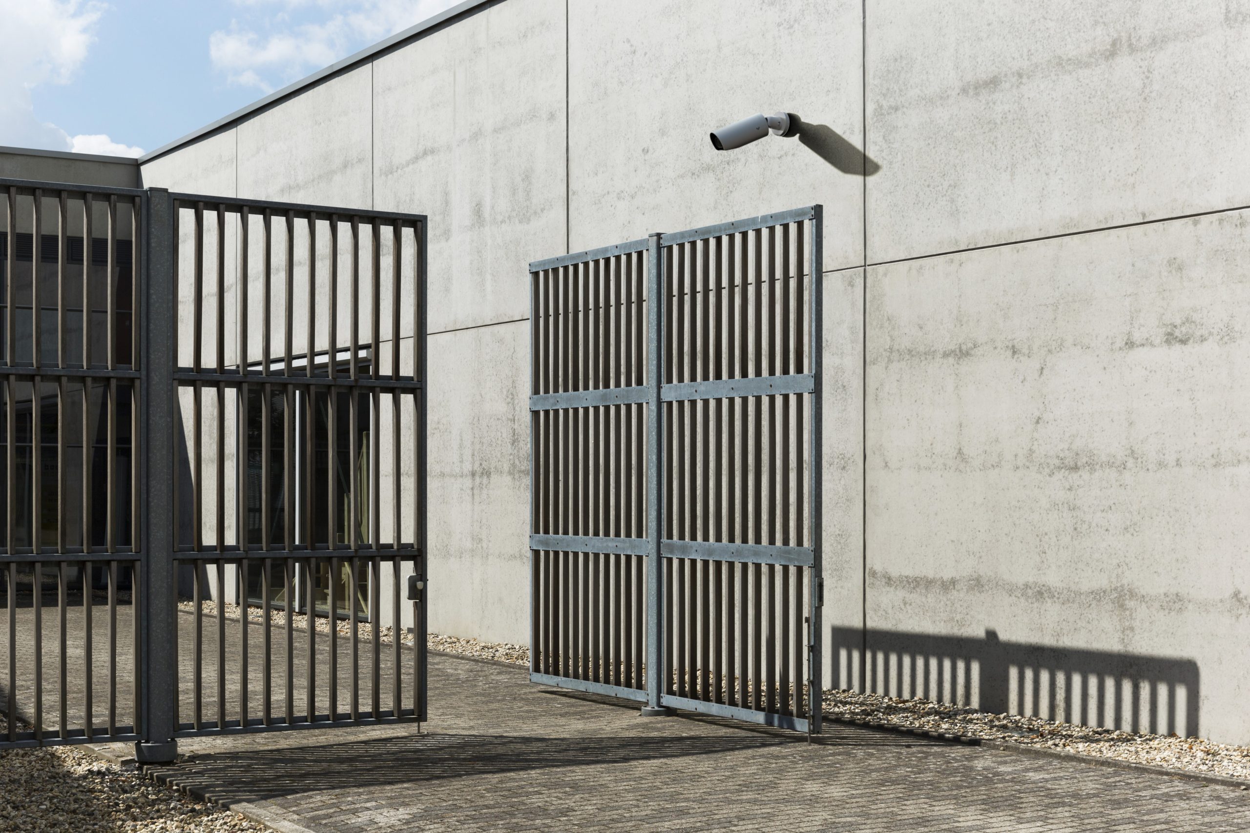 Modern Entry Gate Of Factory