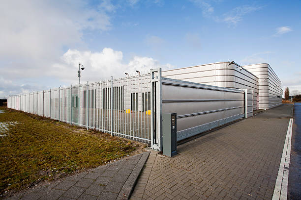 Well secured metal industrial building